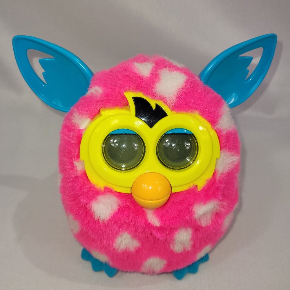 Furby Boom 2013 Pink Polka Dots Electronic Toy Interactive Pet